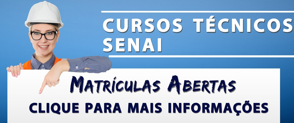 Senai Se Cursos TÉcnicos Senai MatrÍculas Abertas 3900